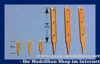 Relingstütze fl.3B/24mm