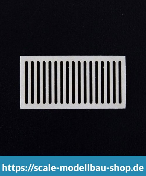 Lüftungsgitter eckig 20x10mm