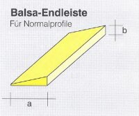 Balsa-End. 3x12/950 eins.kon.