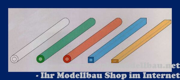 Pl-Rohr 330x6x3mm tr