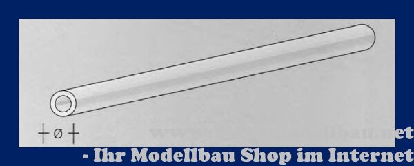 P-Rundrohr 1000x 3/2 r
