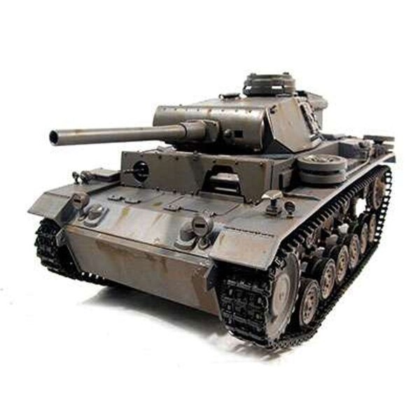 Vollmetall Panzer 1:16 Panzer III 2,4GHz True Sound (Metall Grau)  ( 23080 )