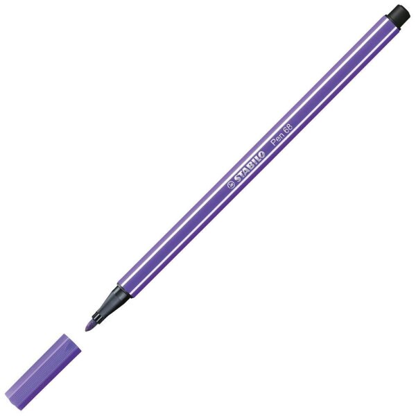 STABILO Pen 68 Filzstift lila, 1 St.