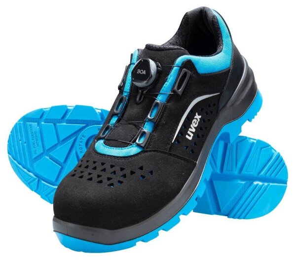 uvex unisex S1P Sicherheitsschuhe 2 xenova BOA 95582 schwarz Größe 50