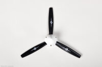 3-Blatt-Spinner 57 mm weiß