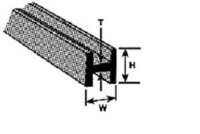 KrickH-4 H-Profil ABS 3,2x3,2x375mm (5)