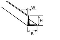 KrickAFS-1 Winkelprofil 1,2x1,2x250mm (10)