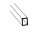 KrickRTFS-12 Rechteck-Rohr 9,5x7,9x375mm (4)
