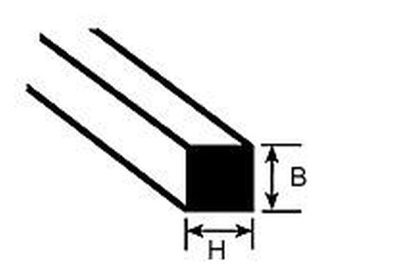 KrickMS-60 Quadratstab 1,5x1,5x250mm (10)