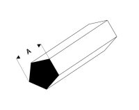 KrickMRP-50 Fünfkantstab 1,3x250mm (10)