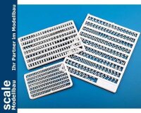 KrickPABT-6 Buchstaben+Zahlen  Kunststoff  6 mm hoch