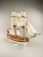KrickHMS Wolf 1752 Laser Kartonbausatz