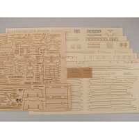 KrickWütender Hund Kogge von 1390 Laser-Holzbausatz 1:72