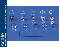 KrickStellringe 3 mm Innensechskant 5x