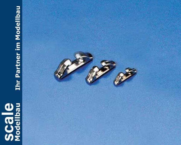 KrickLippe Chrom Metall 9mm (10Stk)