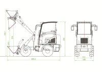 Valtor Hoflader RL80E mit Euro Schnellwechsler