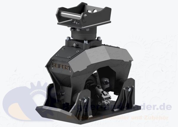 Seifert SHC10 Anbauverdichter mit Rotator für MS03 geeignet für Minibagger 0 -6 to. ( S-00.012.677 )