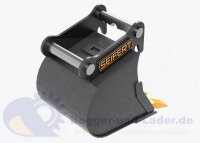 Seifert Tieflöffel 30 cm (24 ll)  für MS01 Symlock geeignet für Minibagger 1 -2 to. ( SBB.C1.30-SB01S )