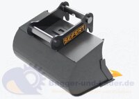 Seifert Tieflöffel 50 cm (45 ll)  für MS01 Symlock geeignet für Minibagger 1 -2 to. ( SBB.C1.50-SB01S )
