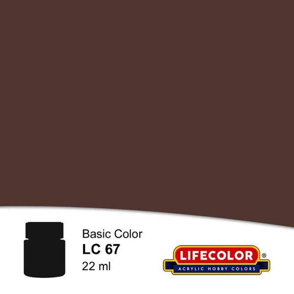 KrickGlänzend Braun 22 ml   Lifecolor Acryl Farbe