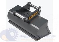Seifert Grabenräumlöffel starr 60cm für MS01 Symlock Schaufelinhalt 37 l. Optimal geeignet für Minibagger 0,5 -1 to. ( SDF.C0.60-SB01S )