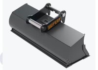 Seifert Grabenräumlöffel starr 80cm  für MS01 Symlock Schaufelinhalt 63 l. Optimal geeignet für Minibagger 1 -2 to. ( SDF.C1.80-SB01S )