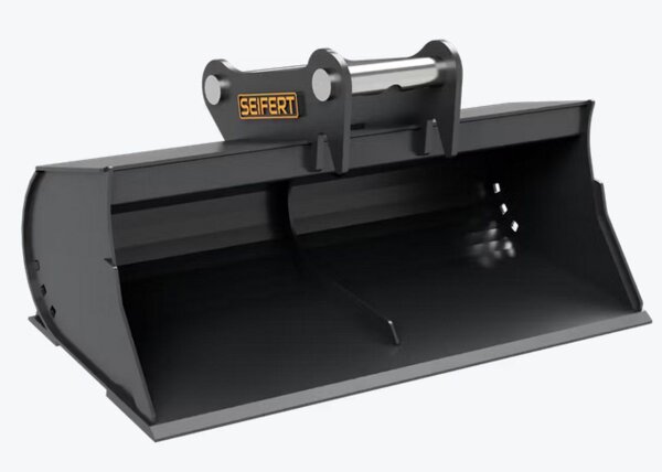Seifert Grabenräumlöffel starr 100cm  für MS03 Symlock Schaufelinhalt 99  l. Optimal geeignet für Minibagger 2 -3 to. ( SDF.C2.100-SB03S )