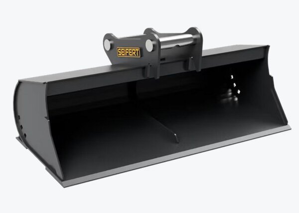 Seifert Grabenräumlöffel starr 120cm  für MS03 Symlock Schaufelinhalt 132  l. Optimal geeignet für Minibagger 2 -3 to. ( SDF.C2.120-SB03S )