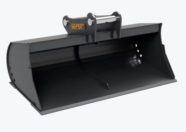 Seifert Grabenräumlöffel starr 120cm  für MS03 Symlock Schaufelinhalt 184  l. Optimal geeignet für Minibagger 3 -5 to. ( SDF.C2.120-SB03S )