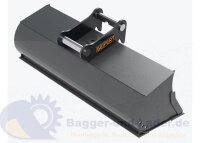 Seifert Grabenräumlöffel starr 120cm  für MS03 Symlock Schaufelinhalt 184  l. Optimal geeignet für Minibagger 3 -5 to. ( SDF.C2.120-SB03S )