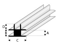 KrickASA T-Verbindungs Profil 3x1000 mm