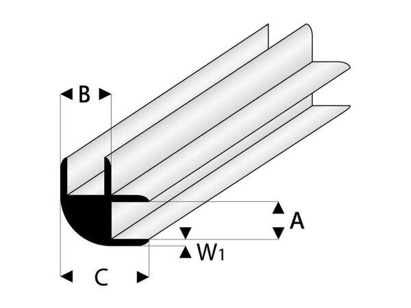 KrickASA Eck Verbindungs Profil 1,5x330 mm (5)