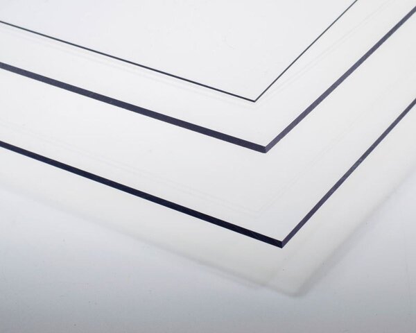 KrickKunststoffplatte Polyester transparent 1x328x475 mm