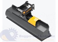 Grabenräumlöffel hydraulisch 140 cm  MS03 Symlock Grabenräumlöffel hydraulisch Schaufelinhalt 155  l. Optimal geeignet für Minibagger 2 -3 to. ( SDH.C2.140-SB03S )