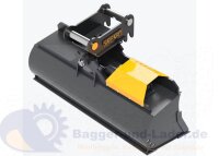 Grabenräumlöffel hydraulisch 120 cm  MS03 Symlock Grabenräumlöffel hydraulisch Schaufelinhalt 184  l. Optimal geeignet für Minibagger 3 -5 to. ( SDH.C2.120-SB03S )