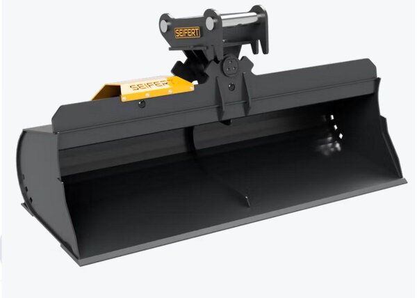 Grabenräumlöffel hydraulisch 160 cm  MS03 Symlock Grabenräumlöffel hydraulisch Schaufelinhalt 249  l. Optimal geeignet für Minibagger 3 -5 to. ( SDH.C3.160-SB03S )