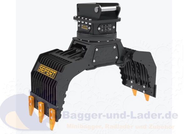 Seifert SDG260 Abbruchgreifer mit Anschluss Lehnhoff MS03 optimal geeignet für Minibagger 3 – 5 Tonnen ( SDG260 )