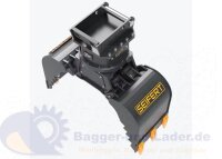 Seifert SSG390 Sortiergreifer mit Anschluss Lehnhoff MS03 optimal geeignet für Minibagger 3 – 5 Tonnen ( SSG390 )