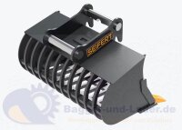 Seifert  Sieblöffel 60 cm  für MS01 Symlock geeignet für Minibagger 1 -2 to. ( SSB.C1.60-SB01S )