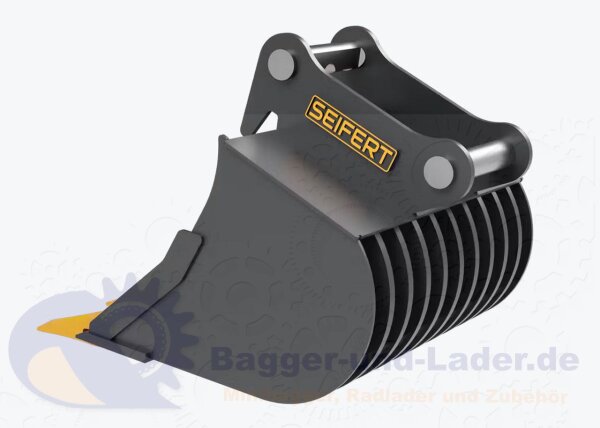 Seifert  Sieblöffel 60 cm  für MS03 Symlock geeignet für Minibagger 2 -3 to. ( SSB.C2.60-SB03S )