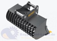 Seifert  Sieblöffel 80 cm  für MS03 Symlock geeignet für Minibagger 2 -3 to. ( SSB.C2.80-SB03S )