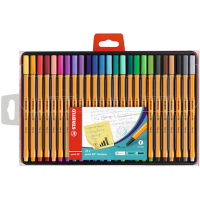 STABILO point 88 Fineliner farbsortiert 0,4 mm, 25 St.