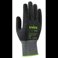 uvex unisex Schnittschutzhandschuhe C300 dry anthrazit Größe 8, 1 Paar