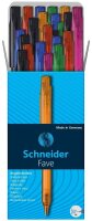 Schneider Kugelschreiber Fave farbsortiert, Schreibfarbe:...