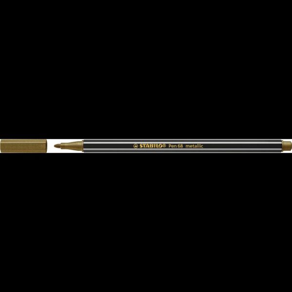 STABILO Pen 68 metallic Filzstift gold, 1 St.