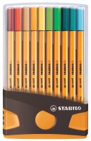 STABILO point 88 Fineliner farbsortiert 0,4 mm, 20 St.