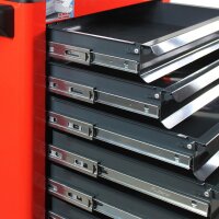 ADB Basic Werkstattwagen rot 7 Schubladen
