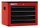 ADB Schrank-Aufsatz rot, anthrazit 4 Schubladen 60,0 x 44,0 x 45,0 cm, 1 St.