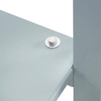 ADB Werkbank lichtgrau, anthrazitgrau 3 Schubladen 150,0 x 75,0 x 85,0 cm
