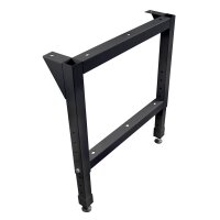 ADB Werkbankfüße anthrazitgrau 70,0 cm 58,0 - 98,0 cm